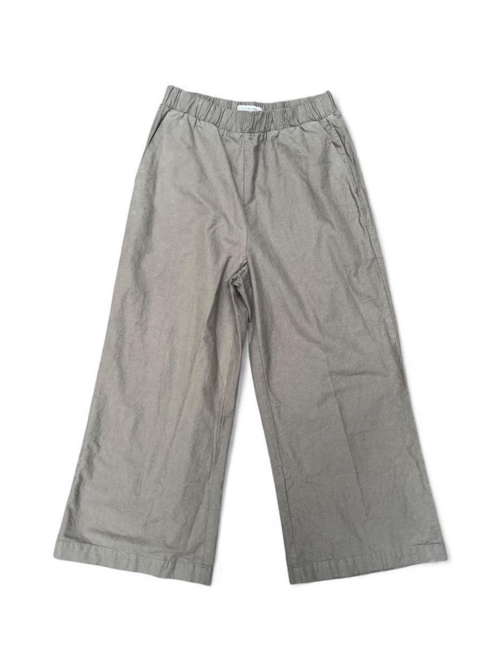 Outerknown Wide-Leg Pull-On Pants Olive Green M